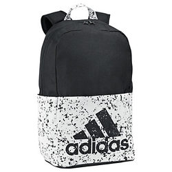 Adidas Classic Logo Medium Sports Bag, Black/White